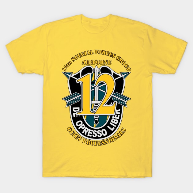 12th Special Forces Group T-Shirt by MBK